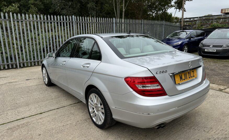 Mercedes-Benz C Class 2.1 C200 CDI BlueEfficiency Elegance G-Tronic+ Euro 5 (s/s) 4dr